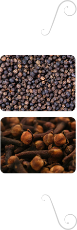 pepper and clove