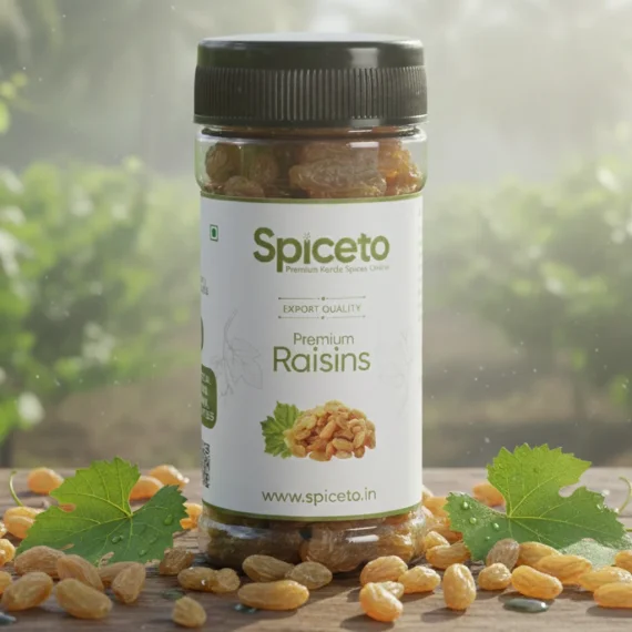 Premium Seedless Green Raisins 50g | Cleaned Washed & Dried | Sweet Kismis | Ready to eat | Fruity dried Grapes