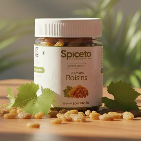 Premium Seedless Green Raisins 100g | Cleaned Washed & Dried | Ready to eat  Sweet Kismis | Fruity dried Grapes